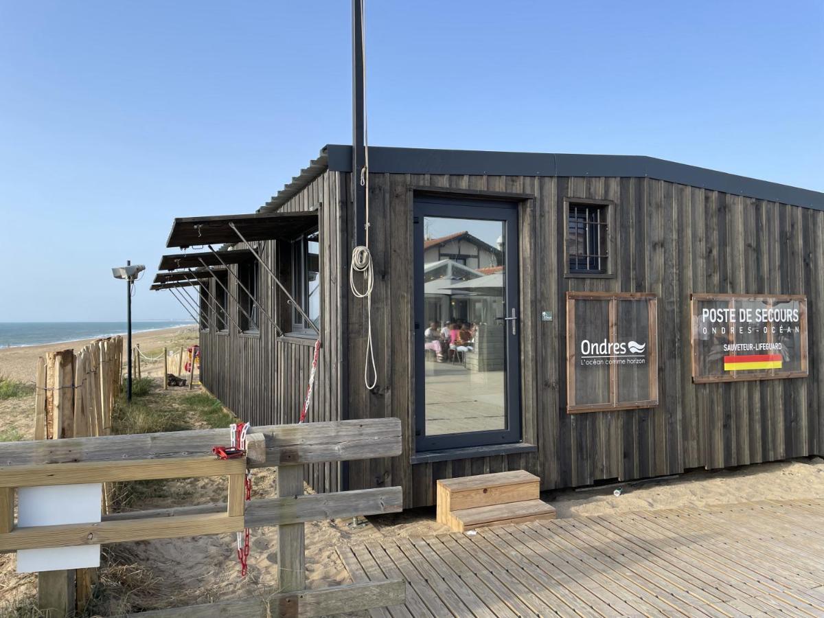 Chalet Paisible A La Plage, Piscine Et Tennis Ondres Zewnętrze zdjęcie