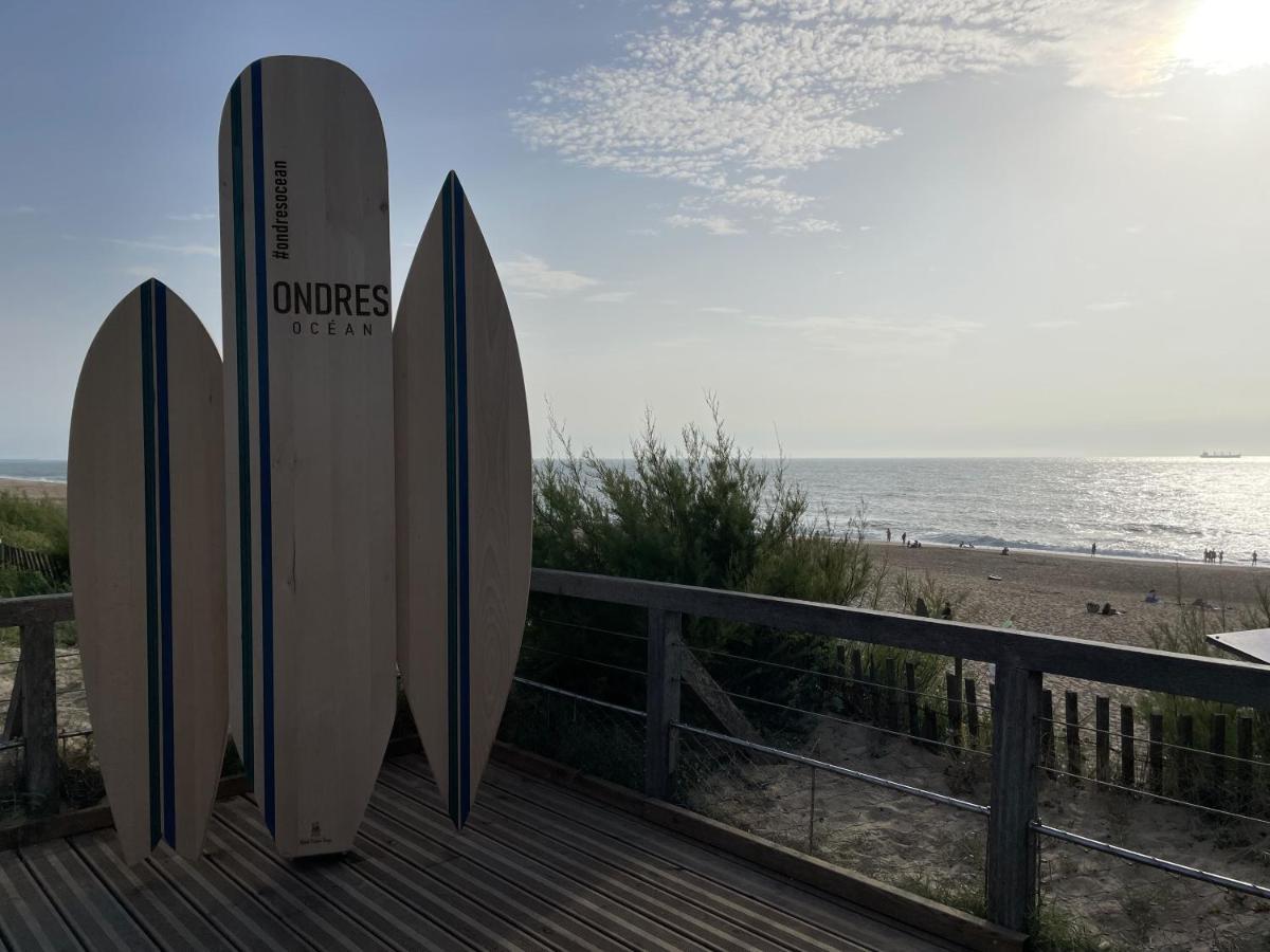 Chalet Paisible A La Plage, Piscine Et Tennis Ondres Zewnętrze zdjęcie